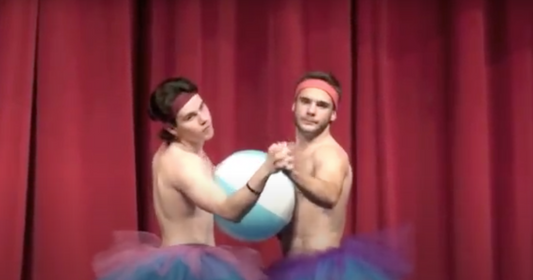 Teen Boys Perform "Beach Ball" Dance – Take Talent Show To Hilarious Level