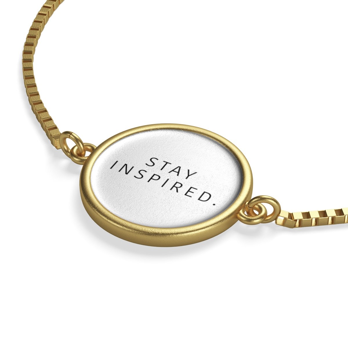 Stay Inspired. Box Chain Bracelet 💍