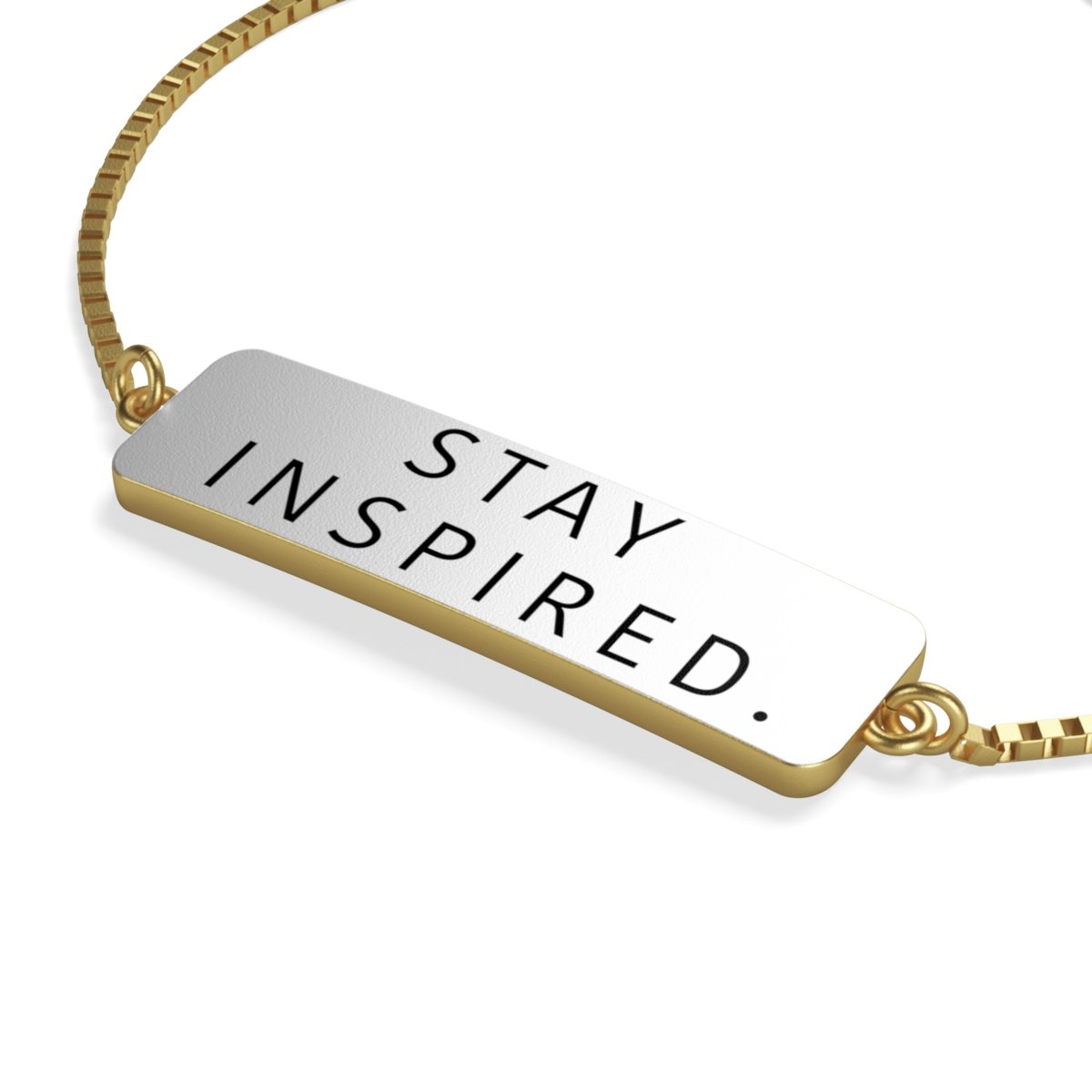 Stay Inspired. Box Chain Bracelet 💍