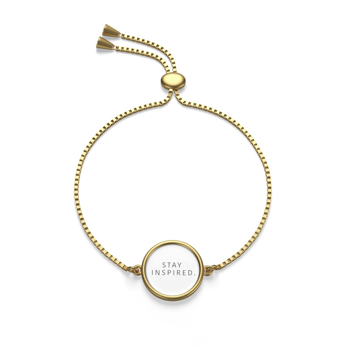 Stay Inspired. Box Chain Bracelet 💍