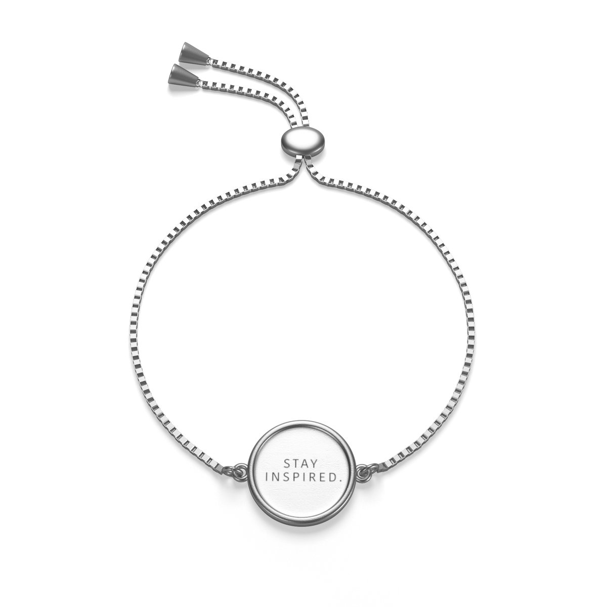 Stay Inspired. Box Chain Bracelet 💍
