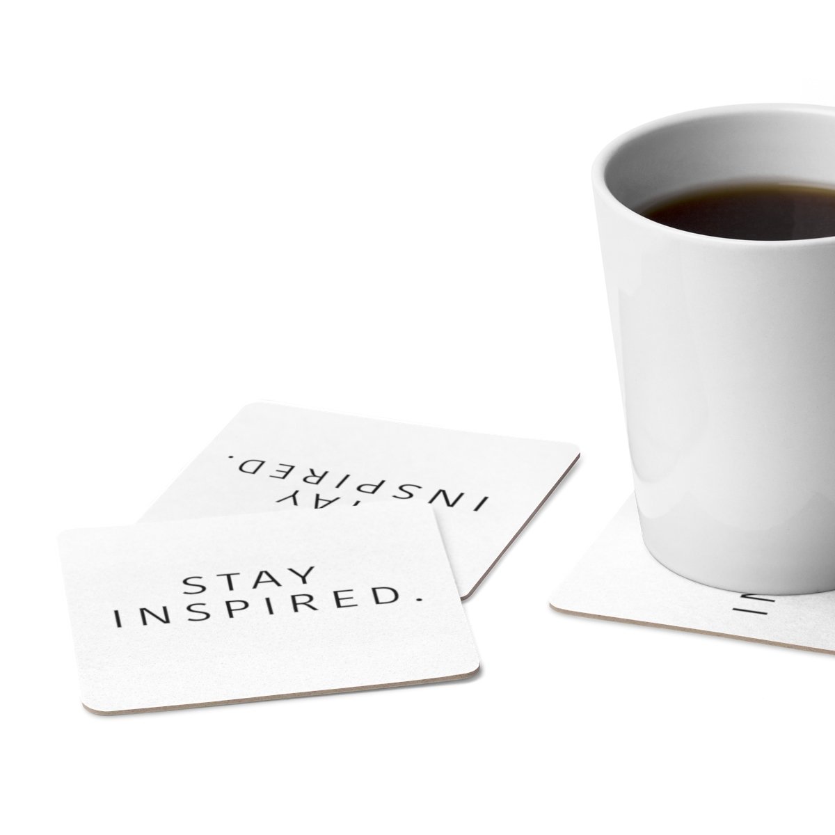 Stay Inspired. Paper Coaster Set - 6pcs 🍸