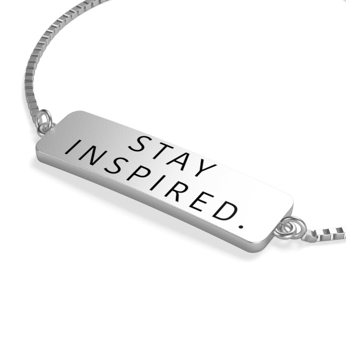 Stay Inspired. Box Chain Bracelet 💍