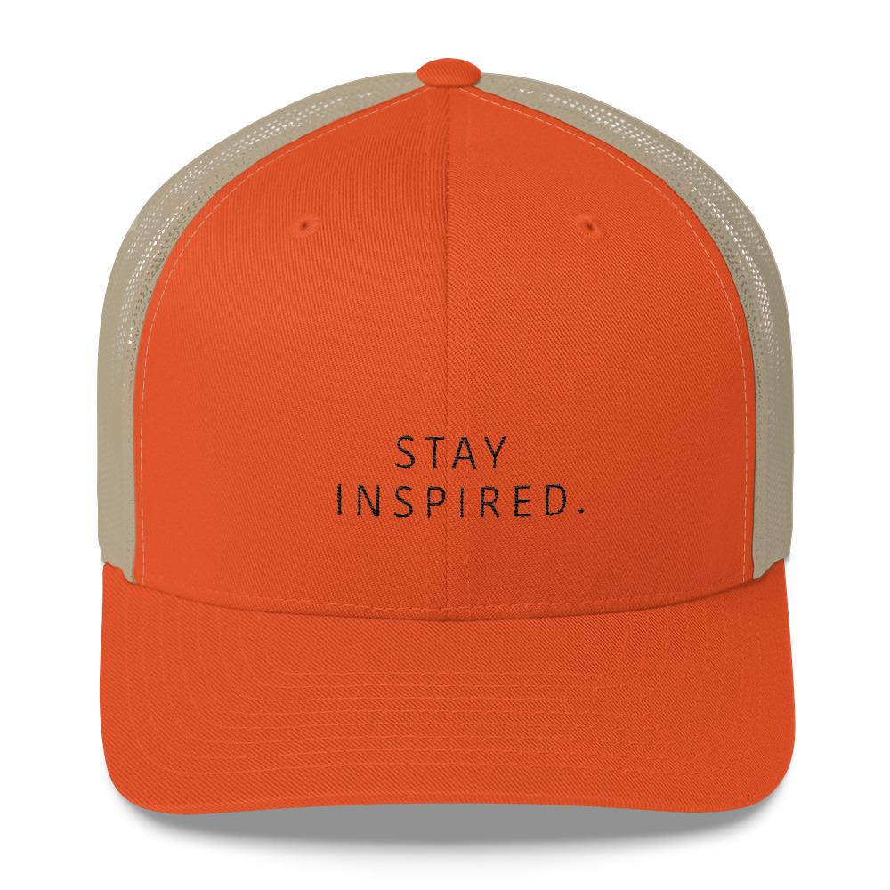 Stay Inspired. Trucker Cap 🧢