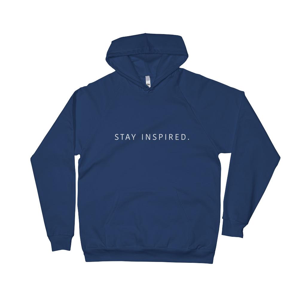 Stay Inspired. Men Fleece Hoodie ๐