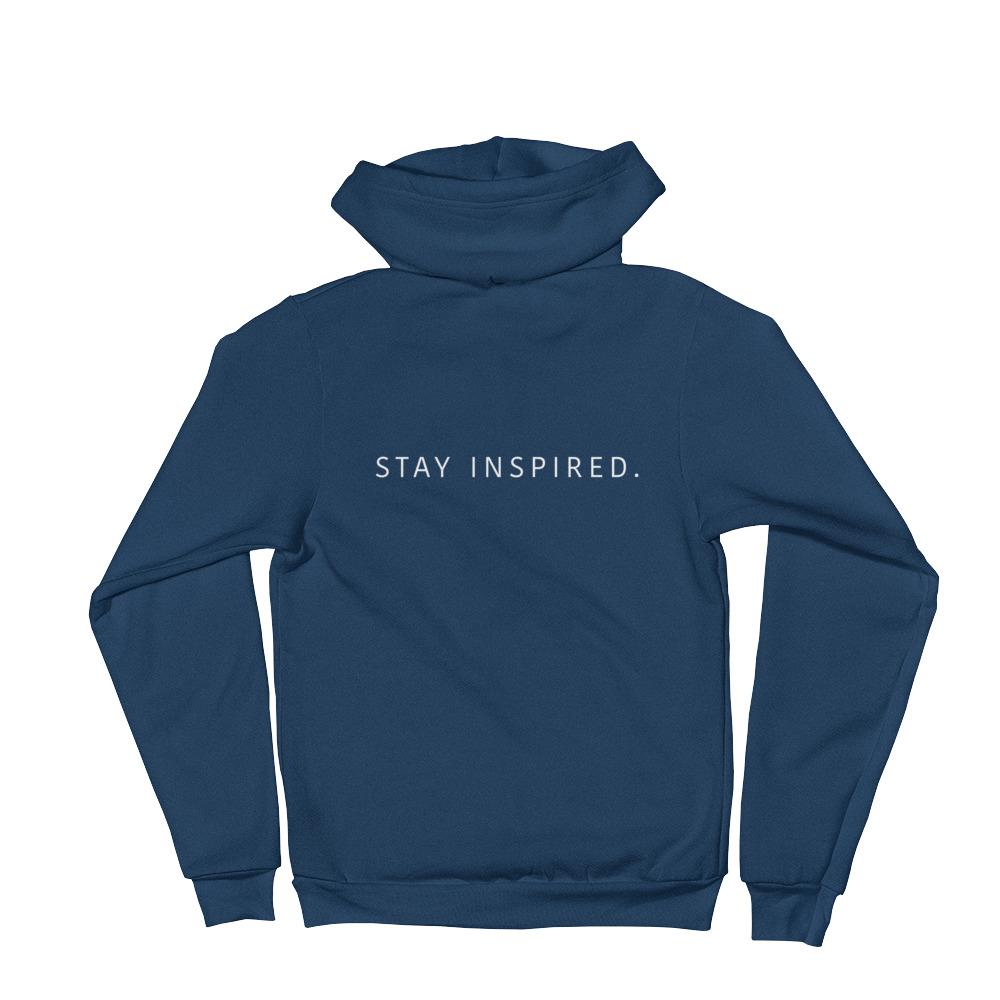 Stay Inspired. Men Zip Hoodie π