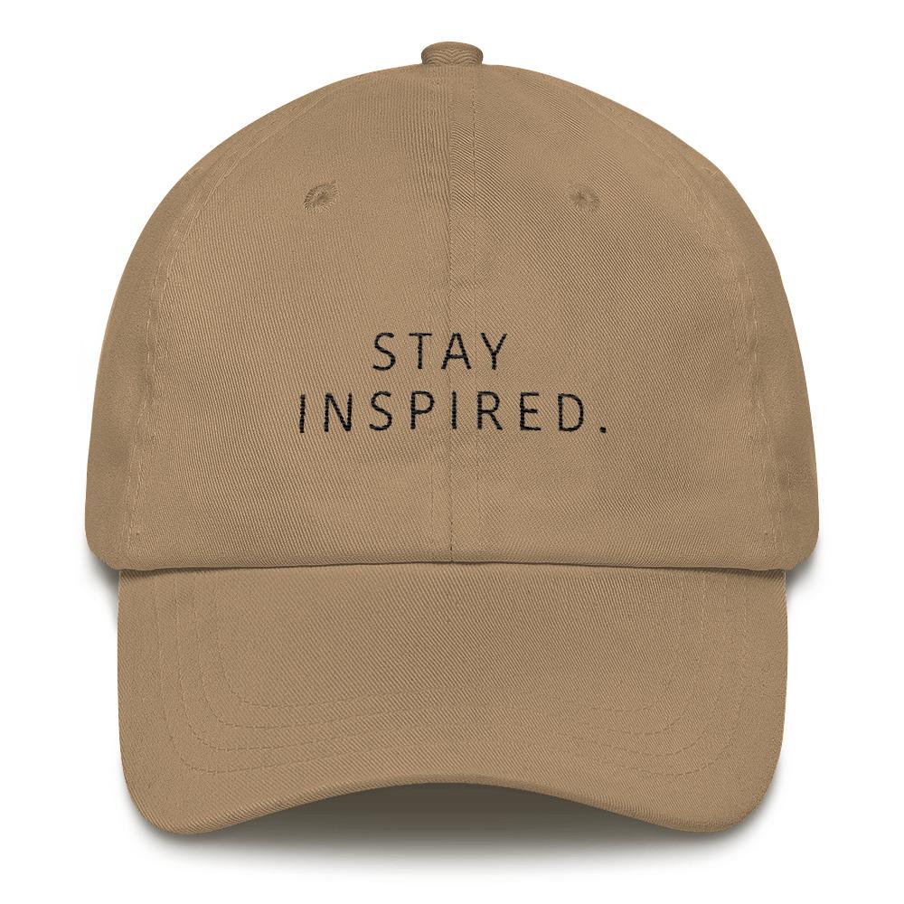 Stay Inspired. Dad Hat 🧢