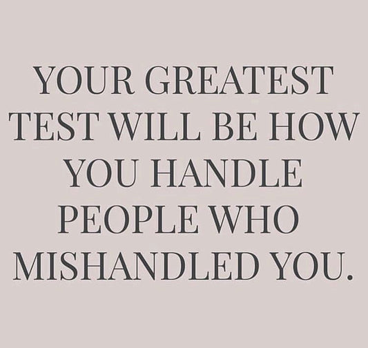 Your greatest test 💜🙏