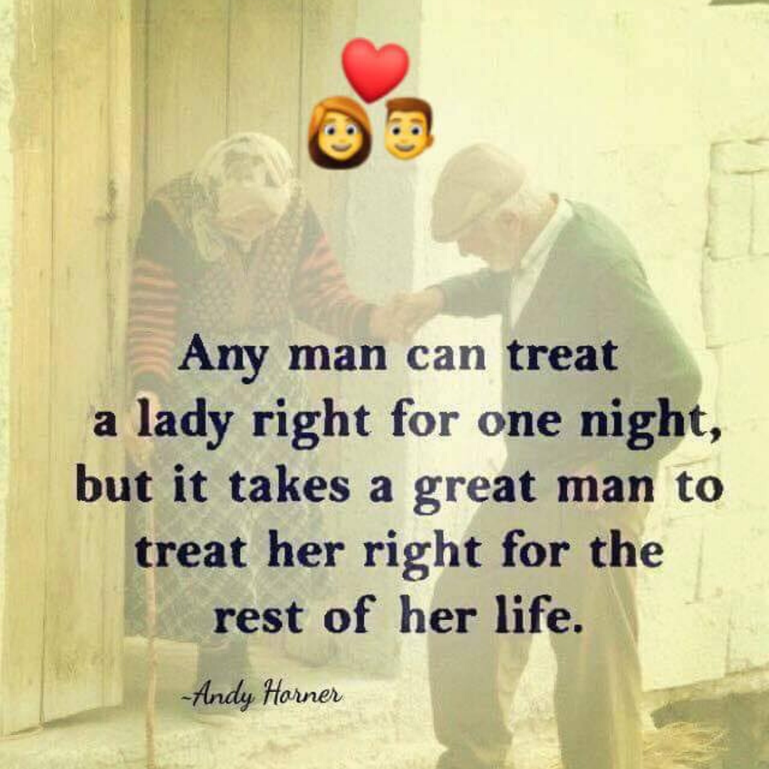 Any man can 💜