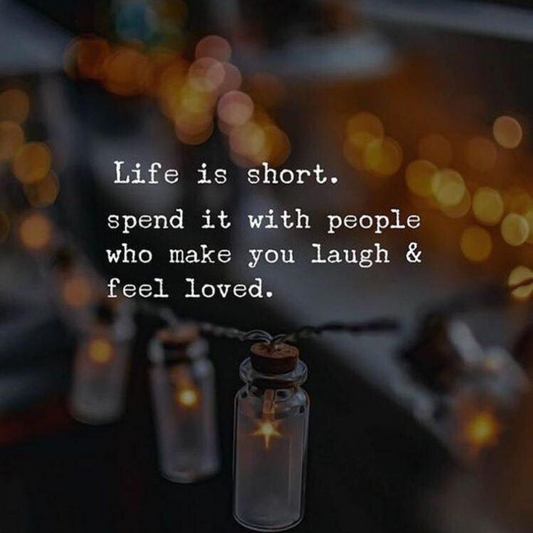 Life is short 💜🙏