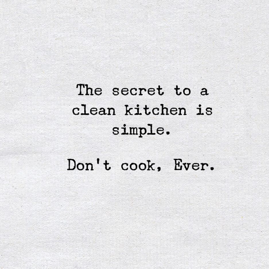 Don't cook 💜🙏
