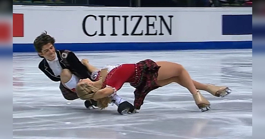 Scottish Figure Skaters Smash Routine With Dizzying Moves
