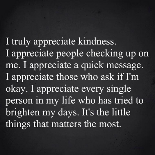 I'm appreciative 🙏💜