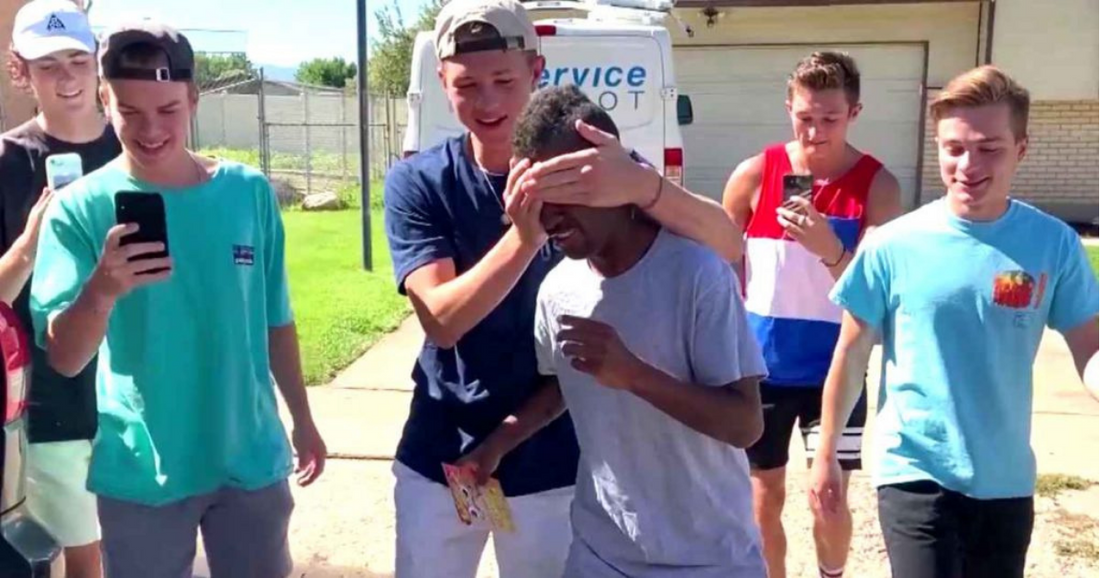 Man With Special Needs Blindfolded By 12 Teens – Totally Clueless For What They Have In Store