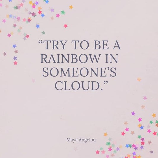 Be the rainbow 💜