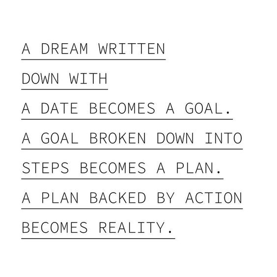 Dreams and Goals 💜