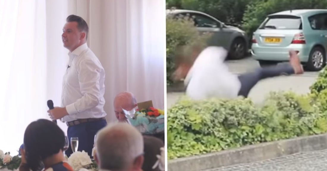 Best Man Takes Off Running In The Middle Of Wedding Speech
