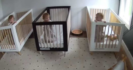 Mom Turns Her Back For One Second And Triplets Start Dancing