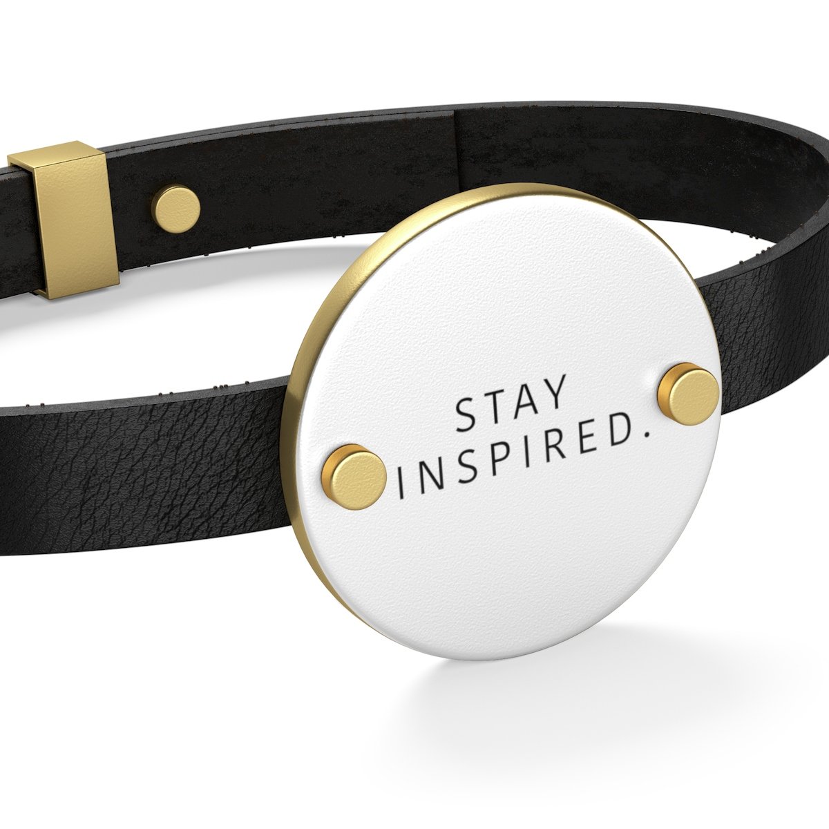 Stay Inspired. Leather Bracelet 💍