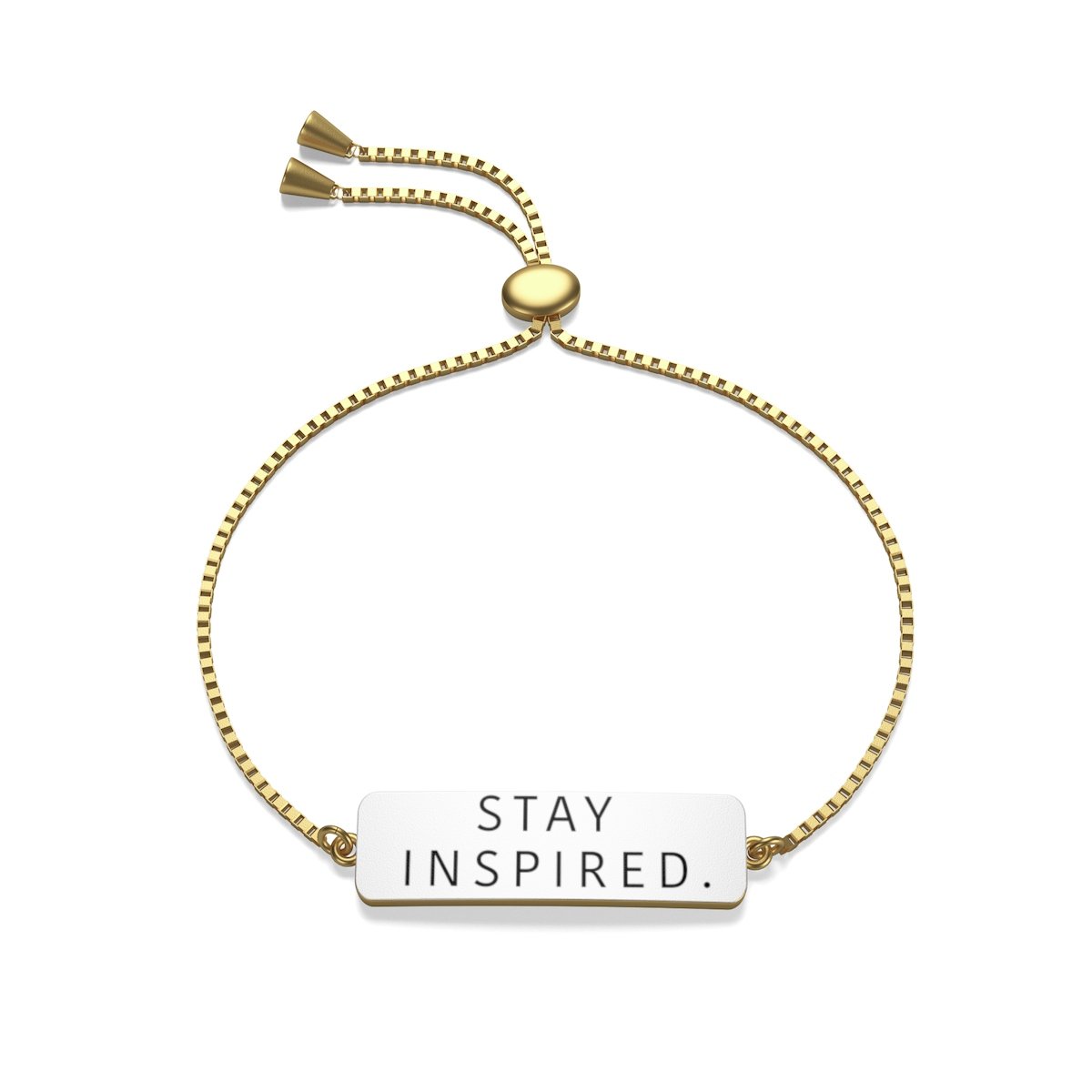 Stay Inspired. Box Chain Bracelet 💍
