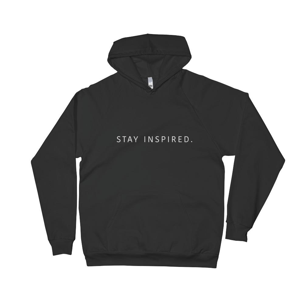 Stay Inspired. Men Fleece Hoodie 👘