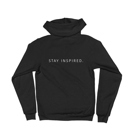 Stay Inspired. Men Zip Hoodie 👘